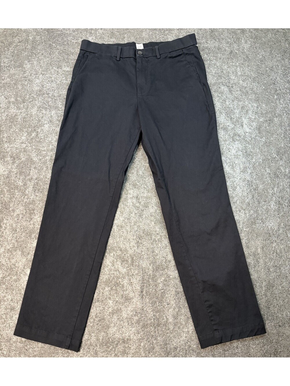 Gap Straight Chino Pants Men’s 34x32 Black Cotton NWOT